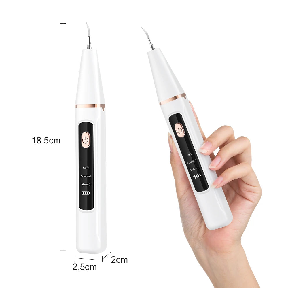 Ultrasonic Dental Scaler Scaler Tooth Cleaner Dental Stone Removal Electric Sonic Plaque Remover for Teeth Stain Tartar